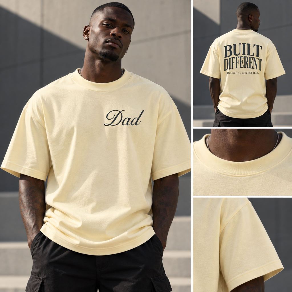Dad/Built Different BoxTee