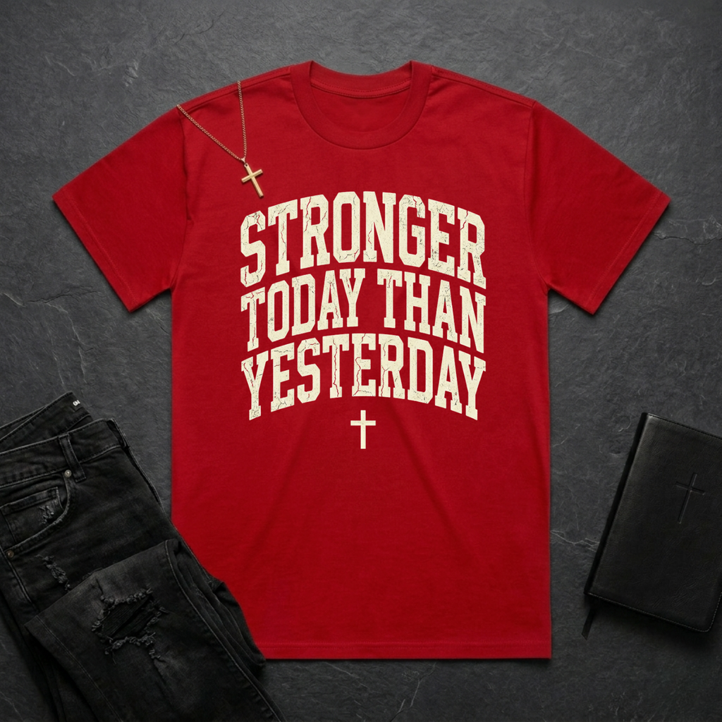 Stronger Today Athletic BoxTee