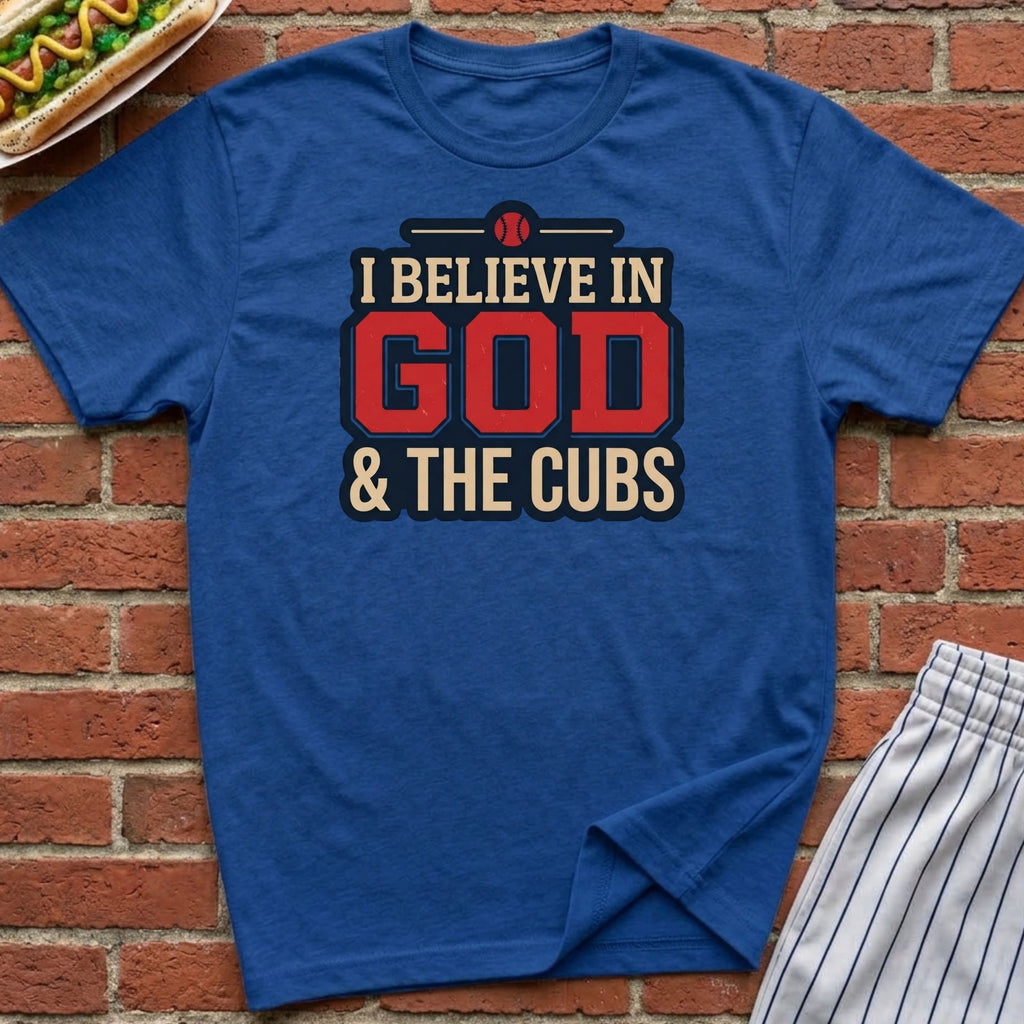I Believe In God & The Cubs Tee