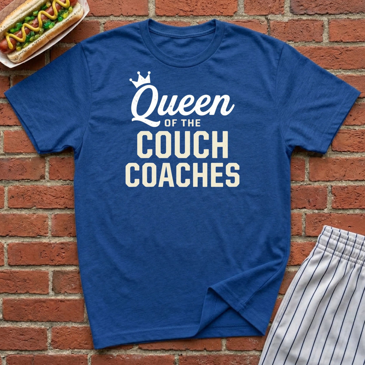 Queen of the Couch Coaches Tee