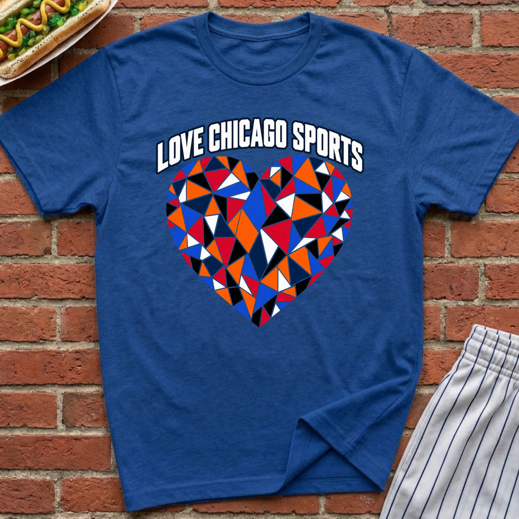 Love Chicago Sports Mosaic Tee