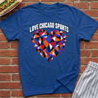 Love Chicago Sports Mosaic Tee