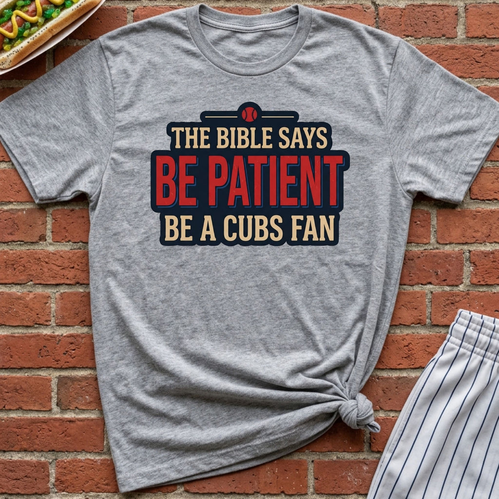 Be Patient, Be A Cubs Fan Tee
