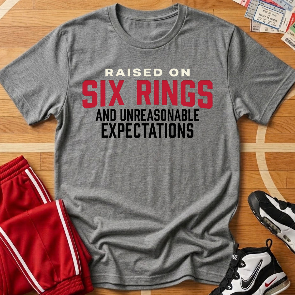 Raised On 6 Rings Tee