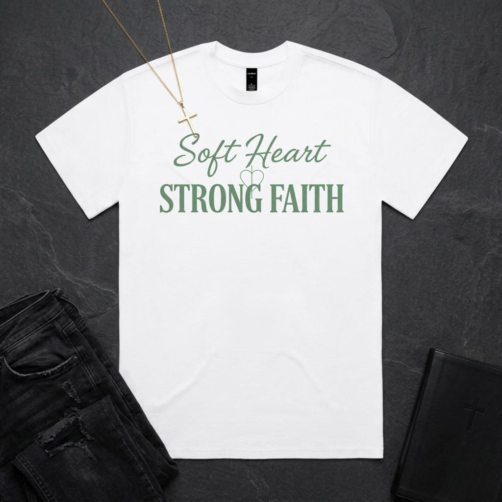 Soft Heart Strong Faith BoxTee