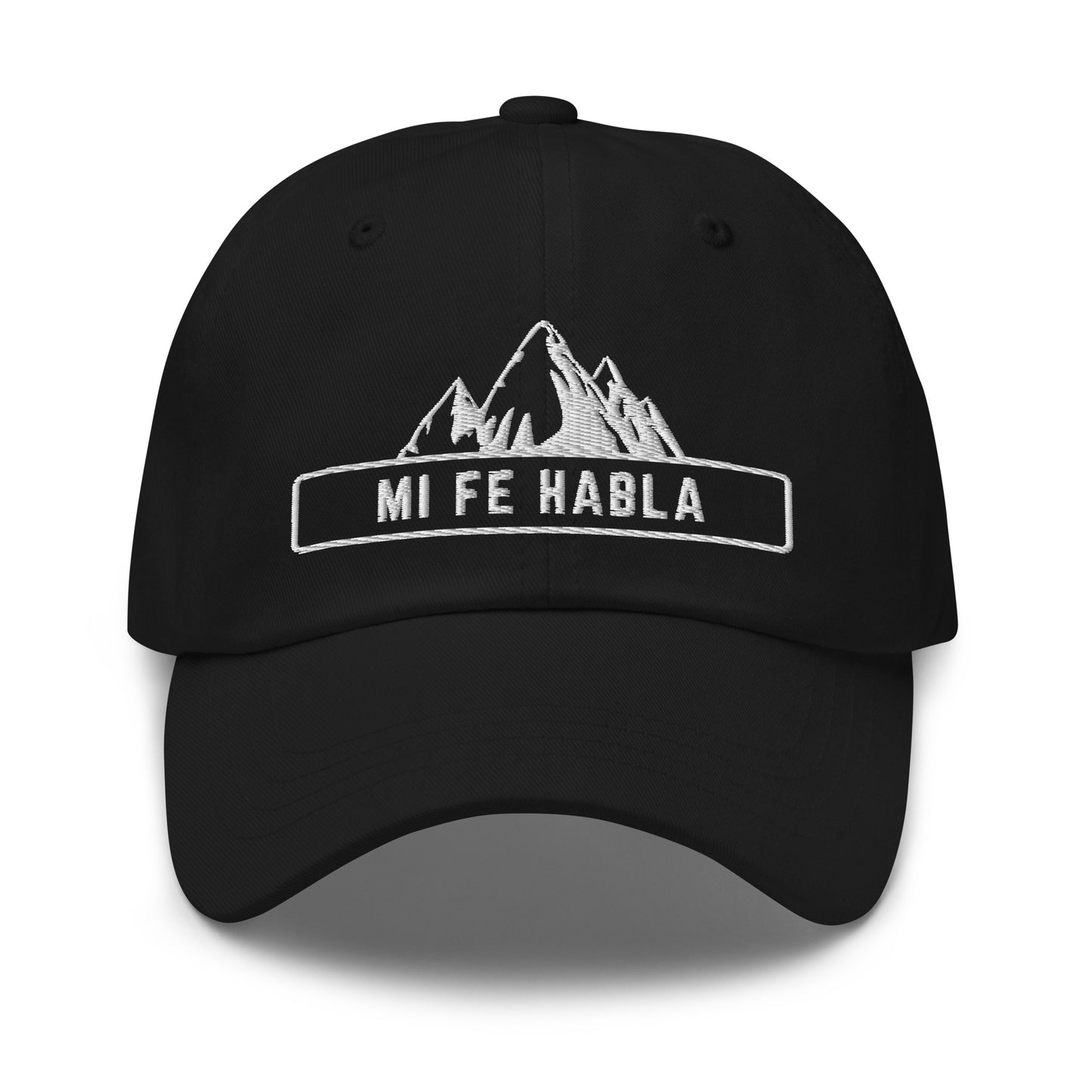 'Mi Fe Habla' Embroidered Dad Hat