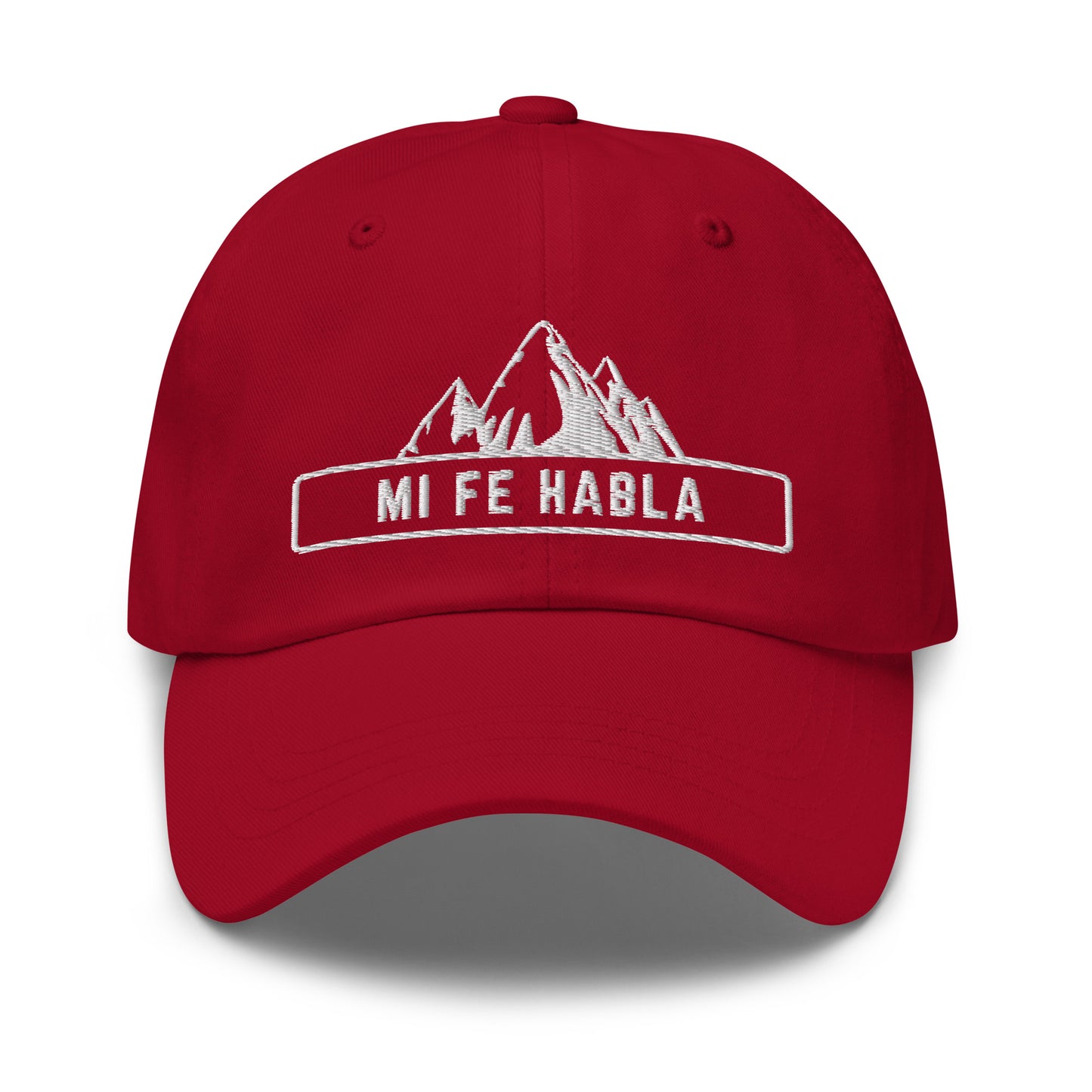 'Mi Fe Habla' Embroidered Dad Hat