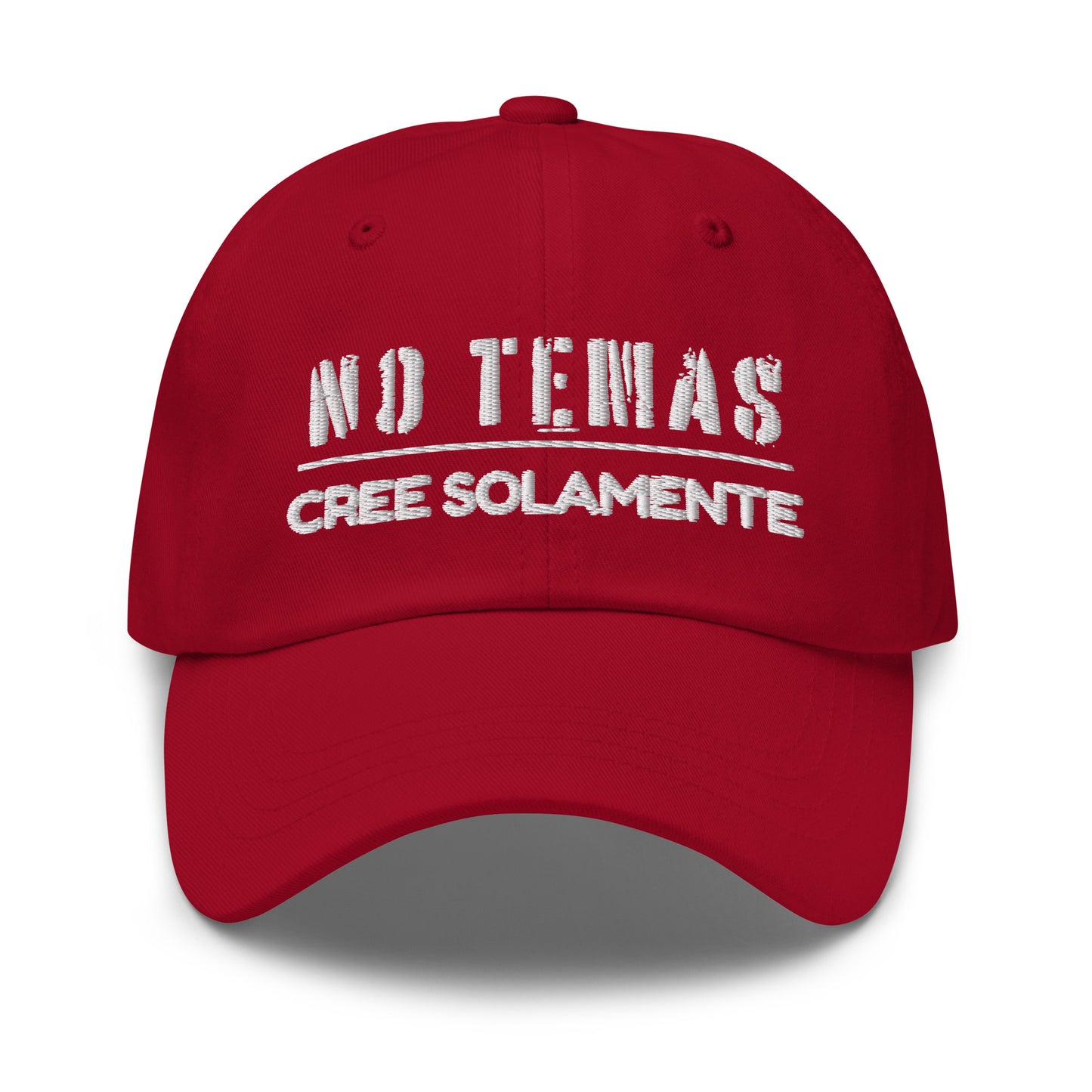 'No Temas' Embroidered Dad hat