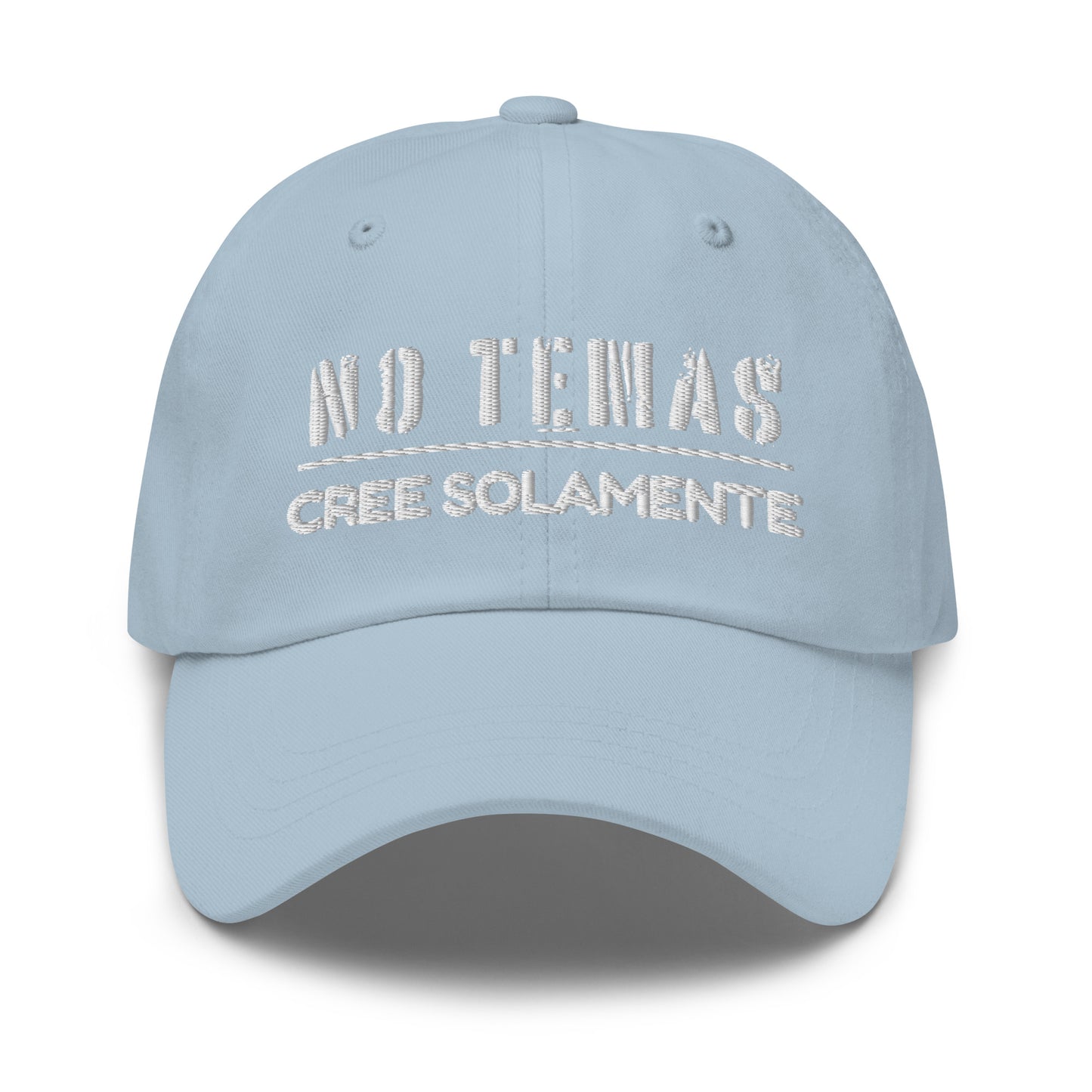 'No Temas' Embroidered Dad hat