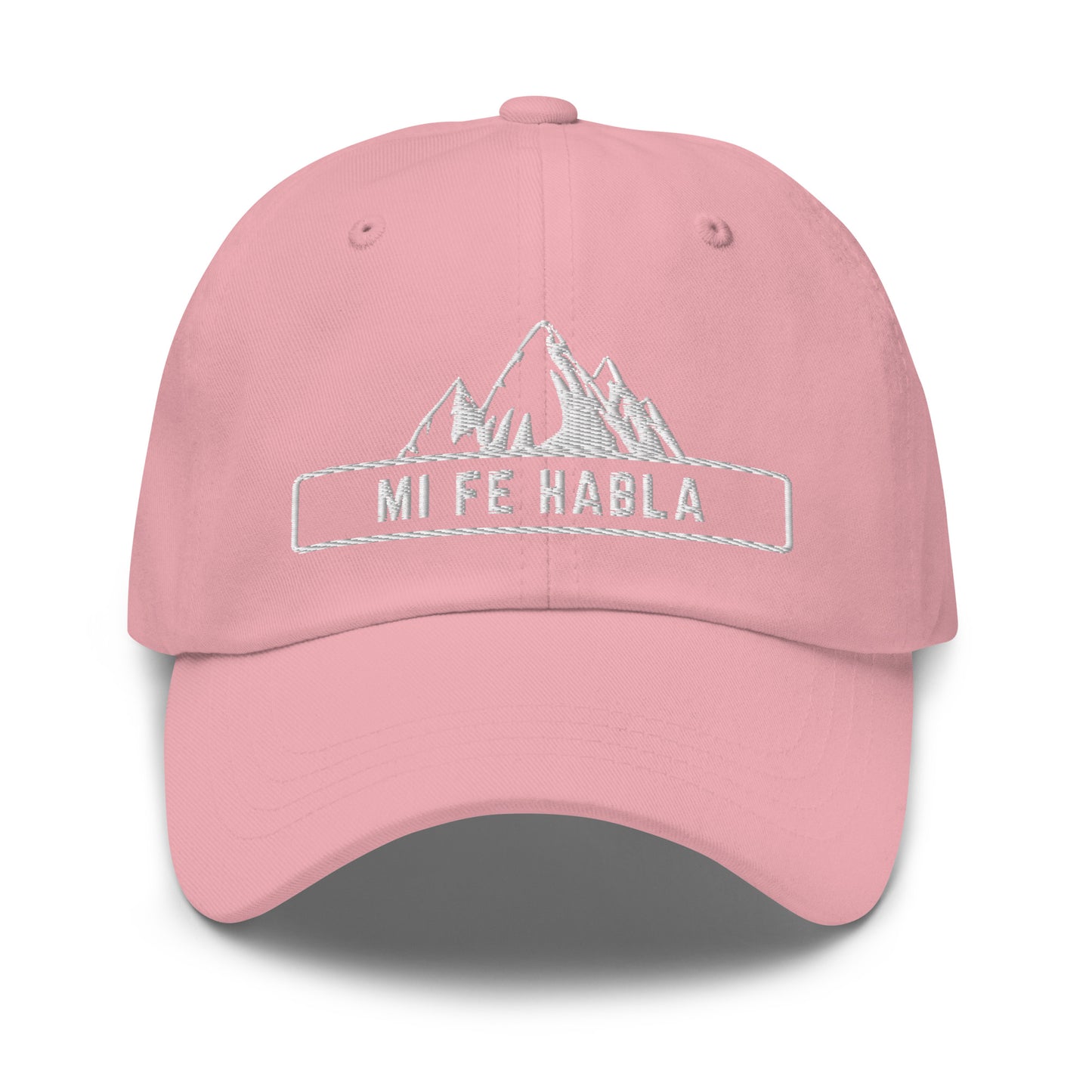 'Mi Fe Habla' Embroidered Dad Hat