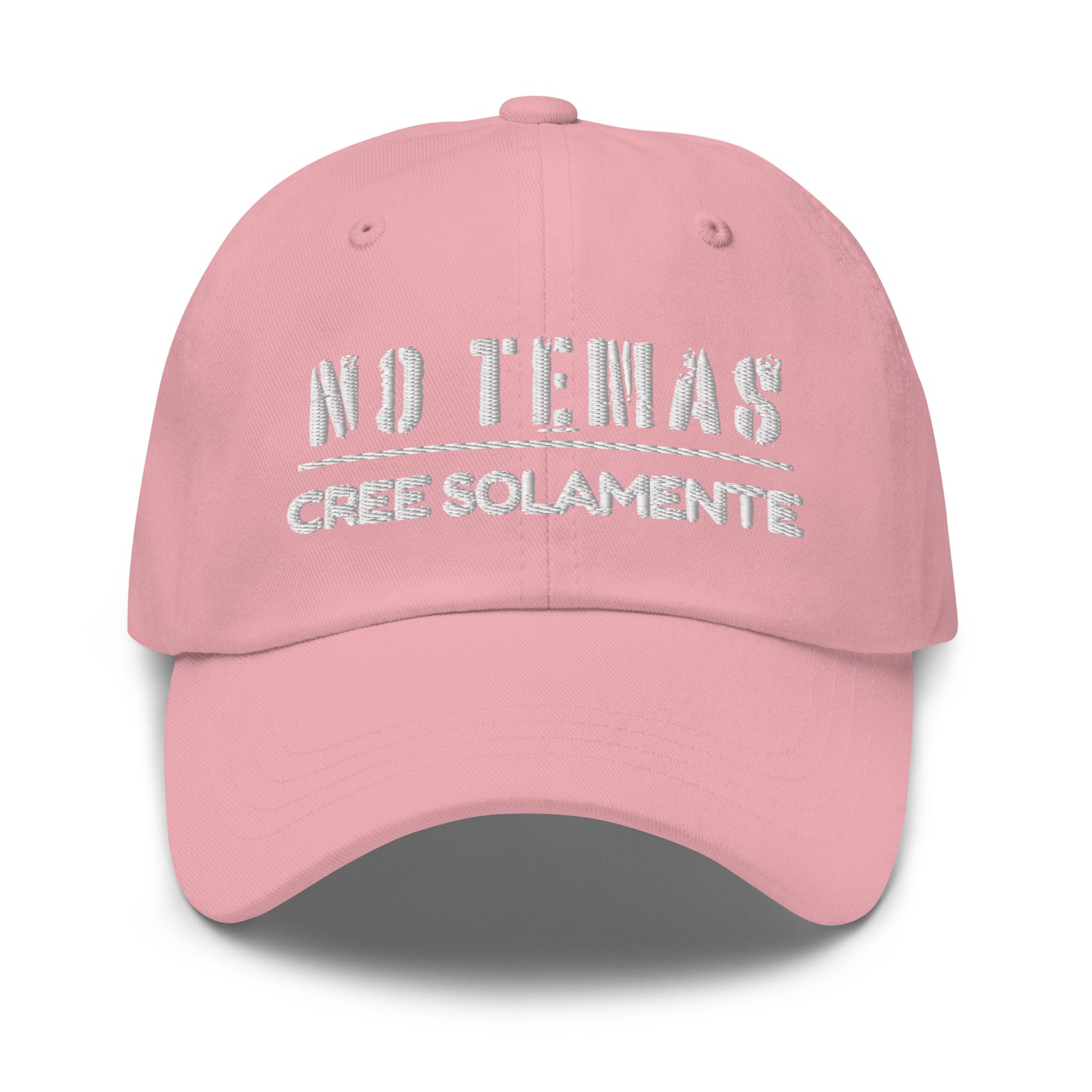 'No Temas' Embroidered Dad hat