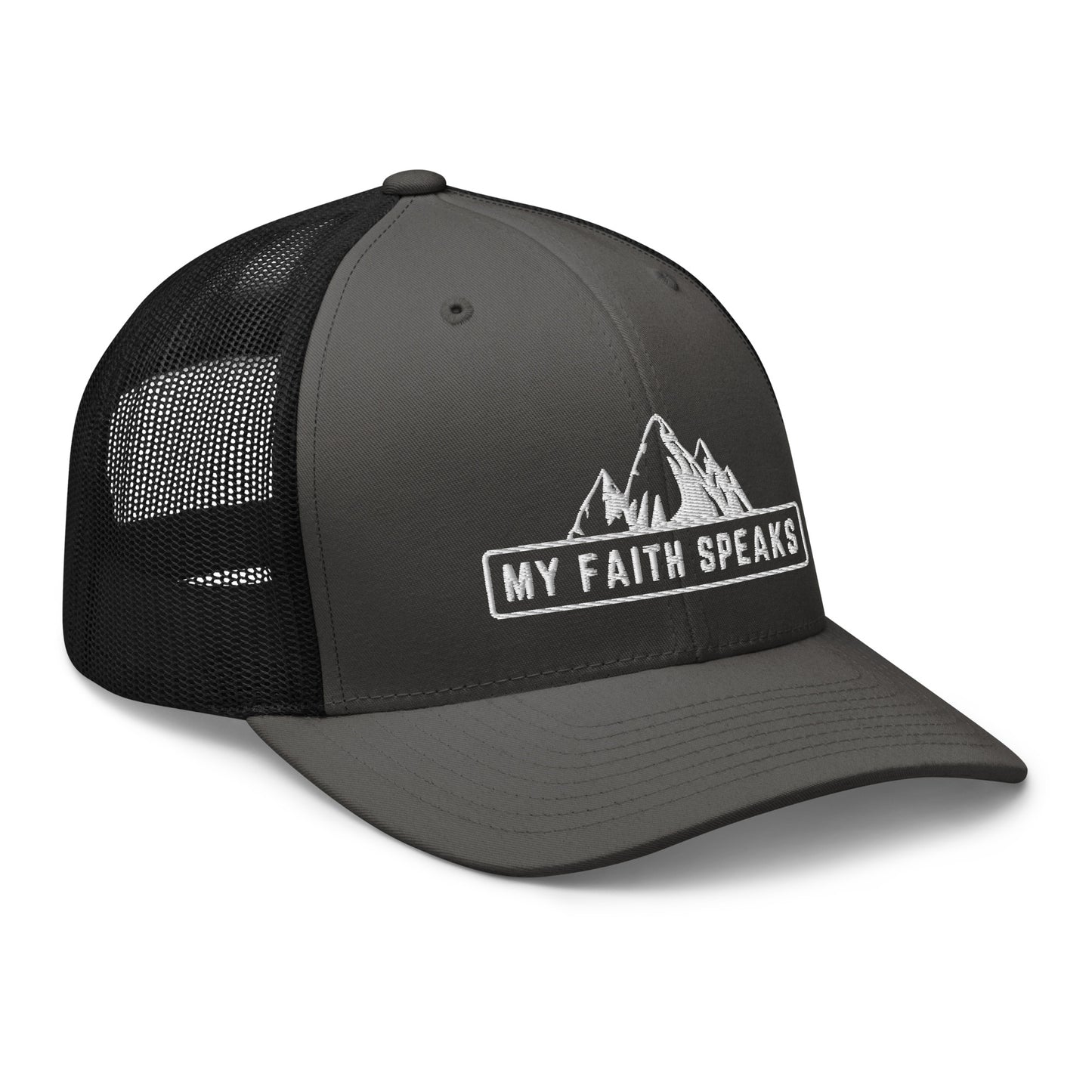 'My Faith Speaks' Embroidered Trucker