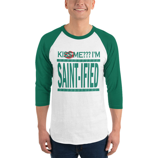 SAINT-IFIED St. Patrick's Day 3/4 Raglan Sleeve