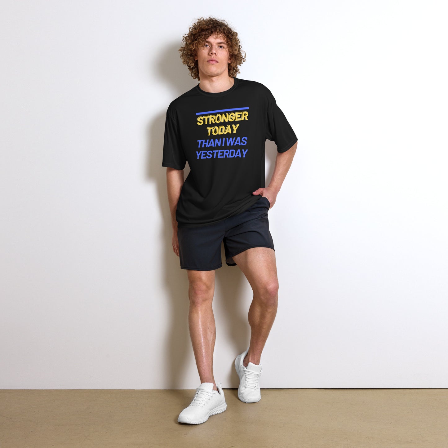 'Stronger Today' Performance Tee