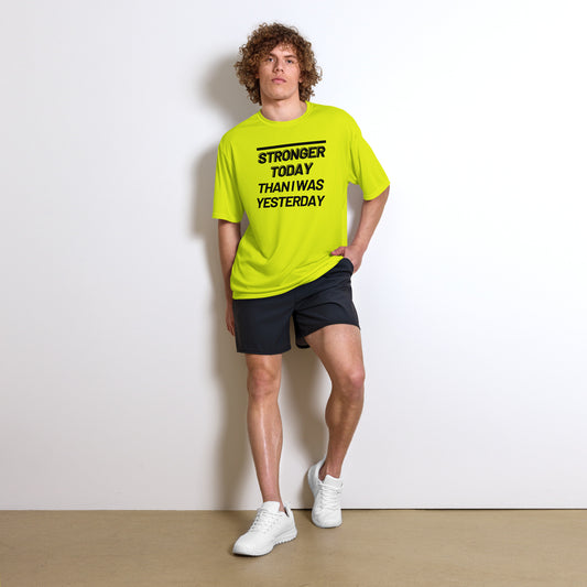 'Stronger Today' Performance Tee