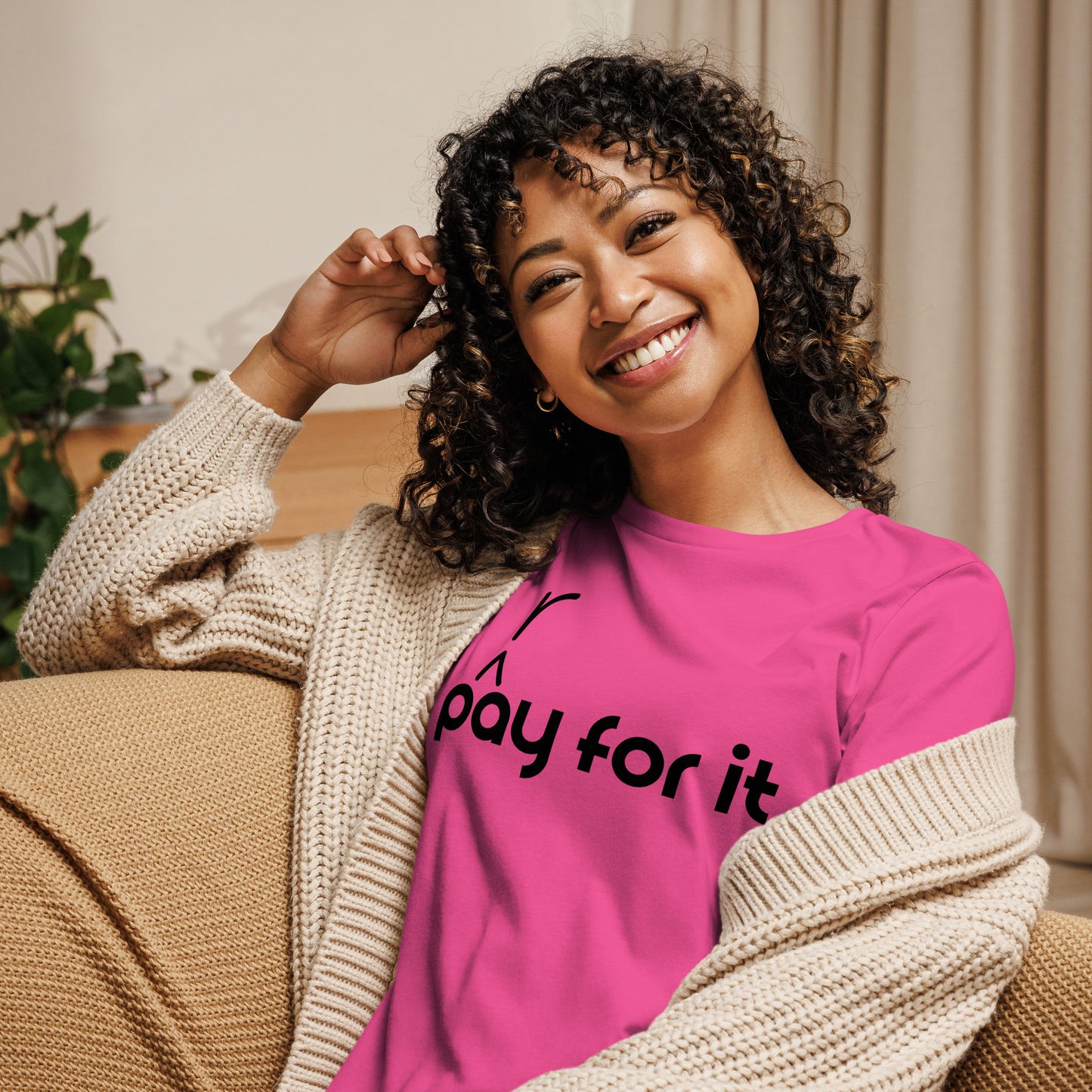 'P(r)ay For It' Ladies Relaxed Tee