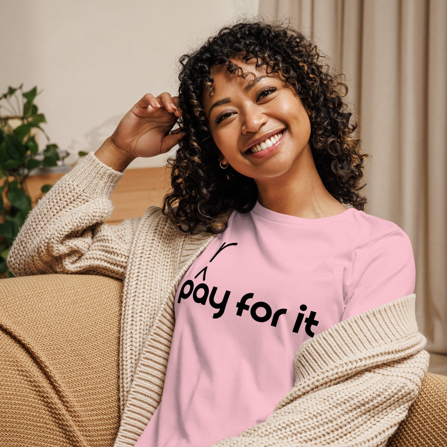 'P(r)ay For It' Ladies Relaxed Tee